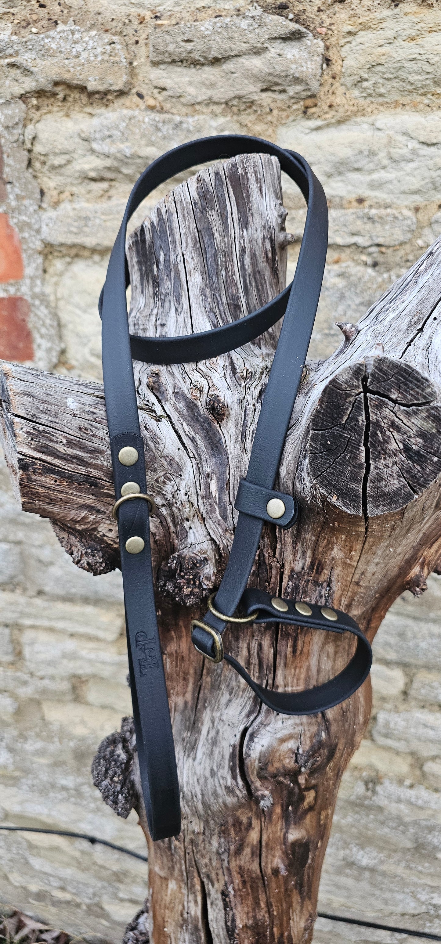 Black - Waterproof BioThane® Dog Slip Lead