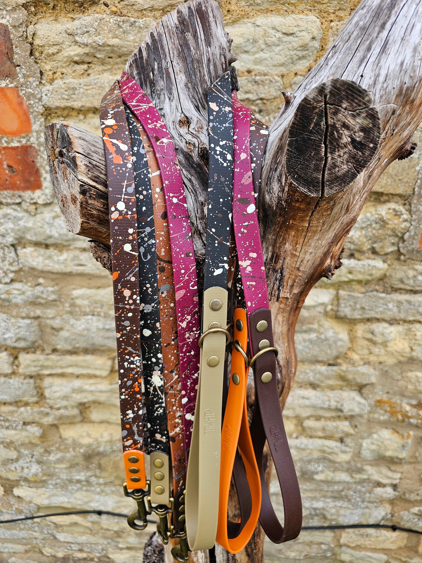 Emberstone - Waterproof BioThane© Splatter Dog Lead - Terra Collection