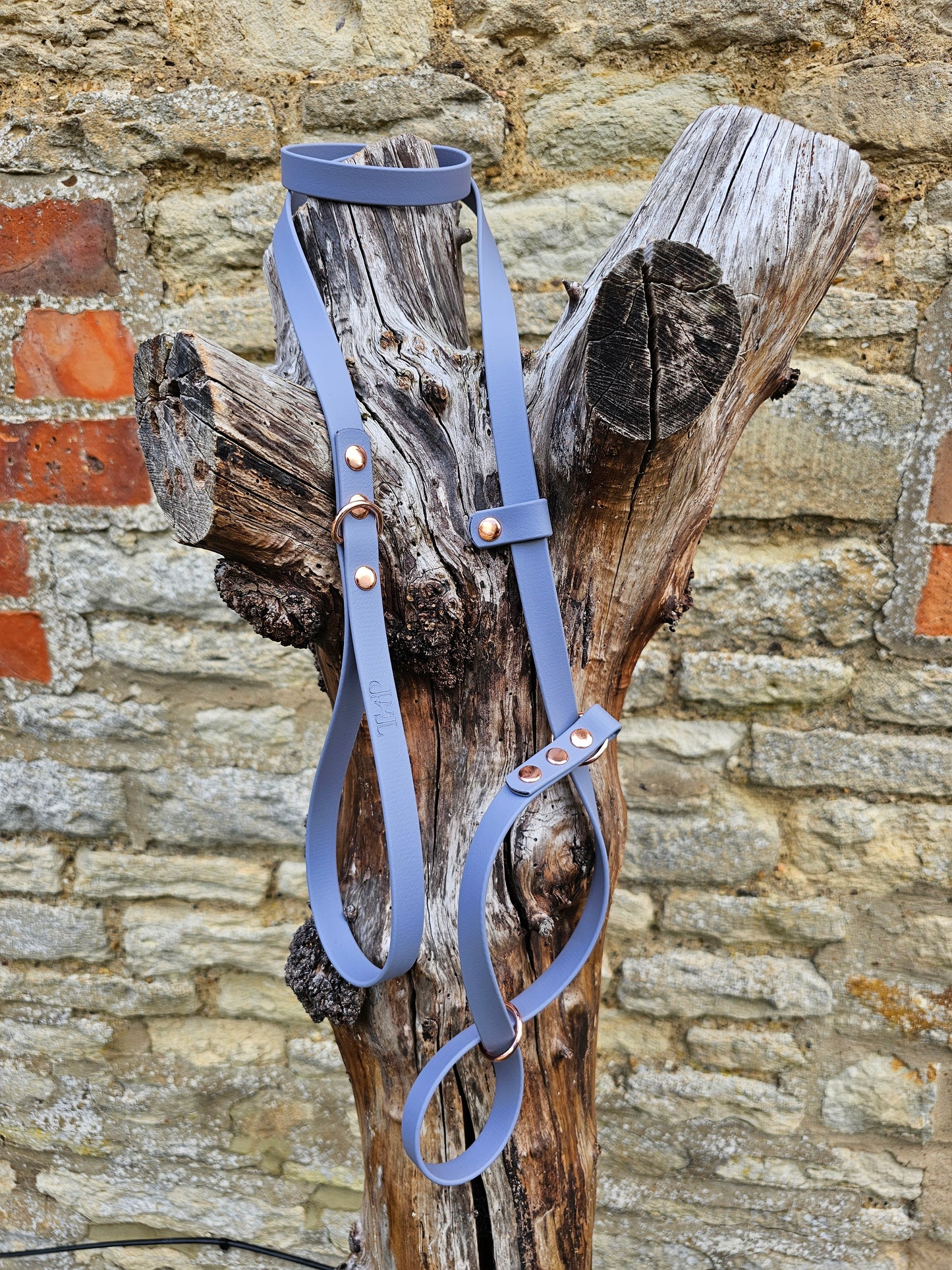 Grey - Waterproof BioThane© Figure8 Dog Lead