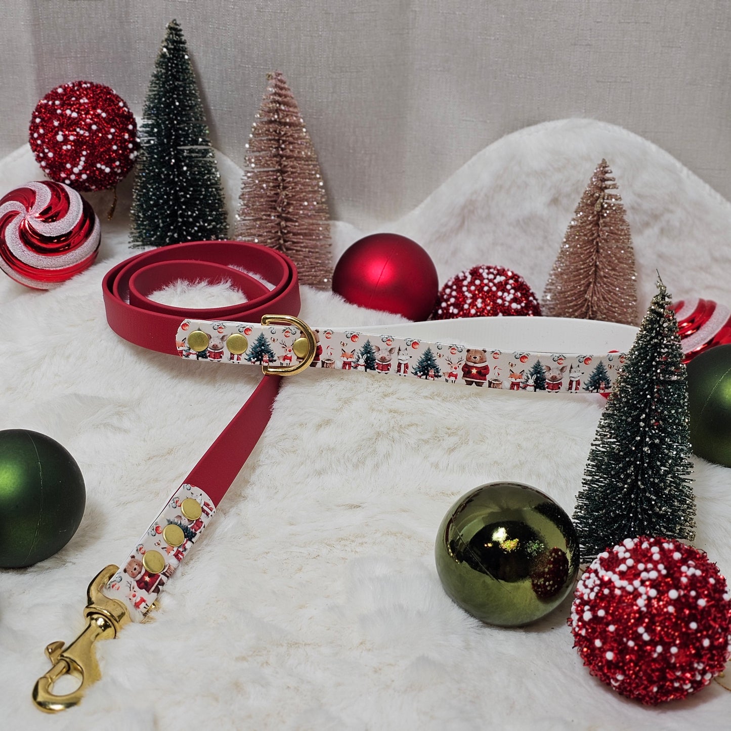 Merry Woodland – Waterproof BioThane® Dog Lead