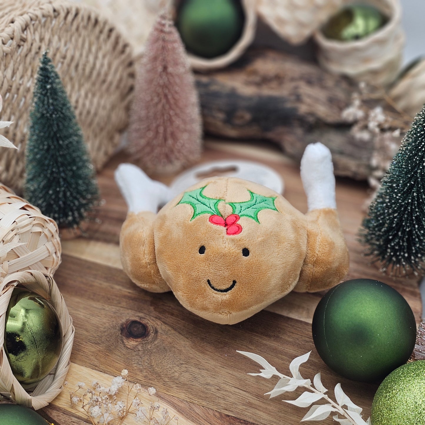 Turkey Plush Dog Toy