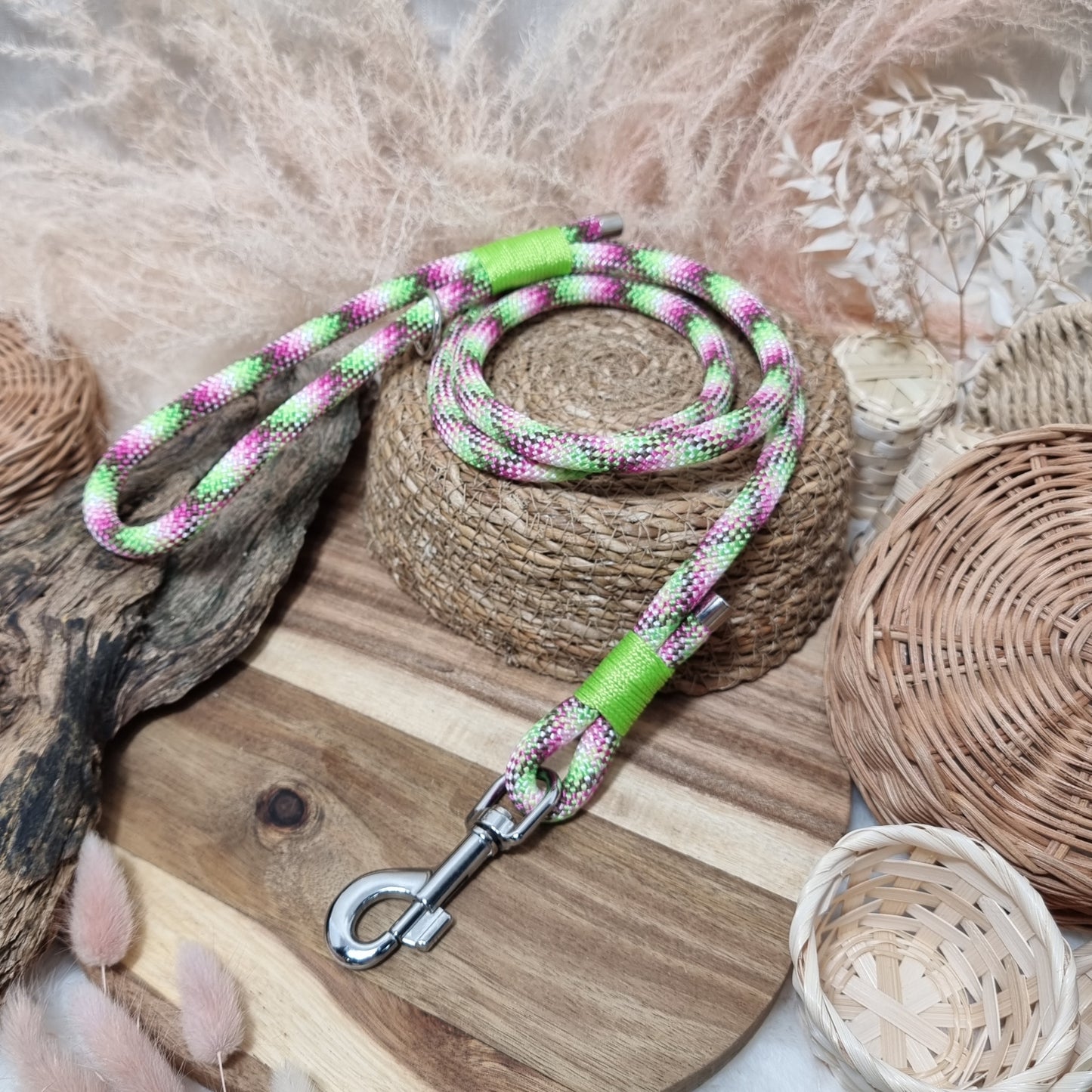 Green Mamba SI (120cm length) Rope Dog Lead