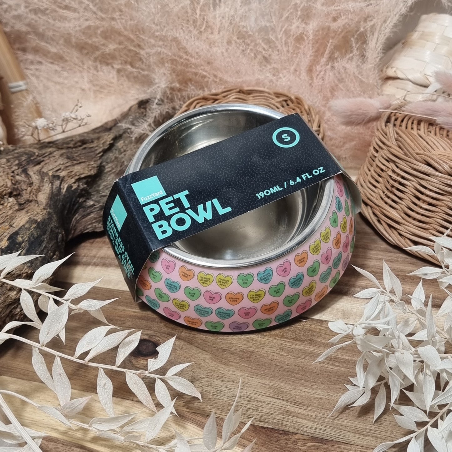 Small Love Hearts Pet Bowl