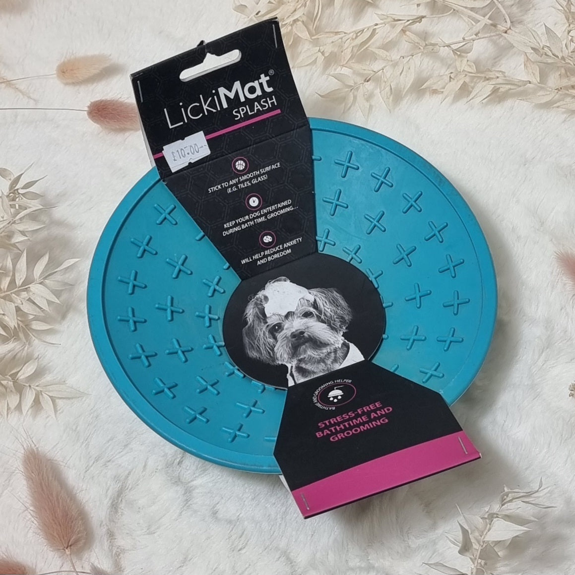 Lickimat Splash - Blue (perfect for Bathtime & Grooming)