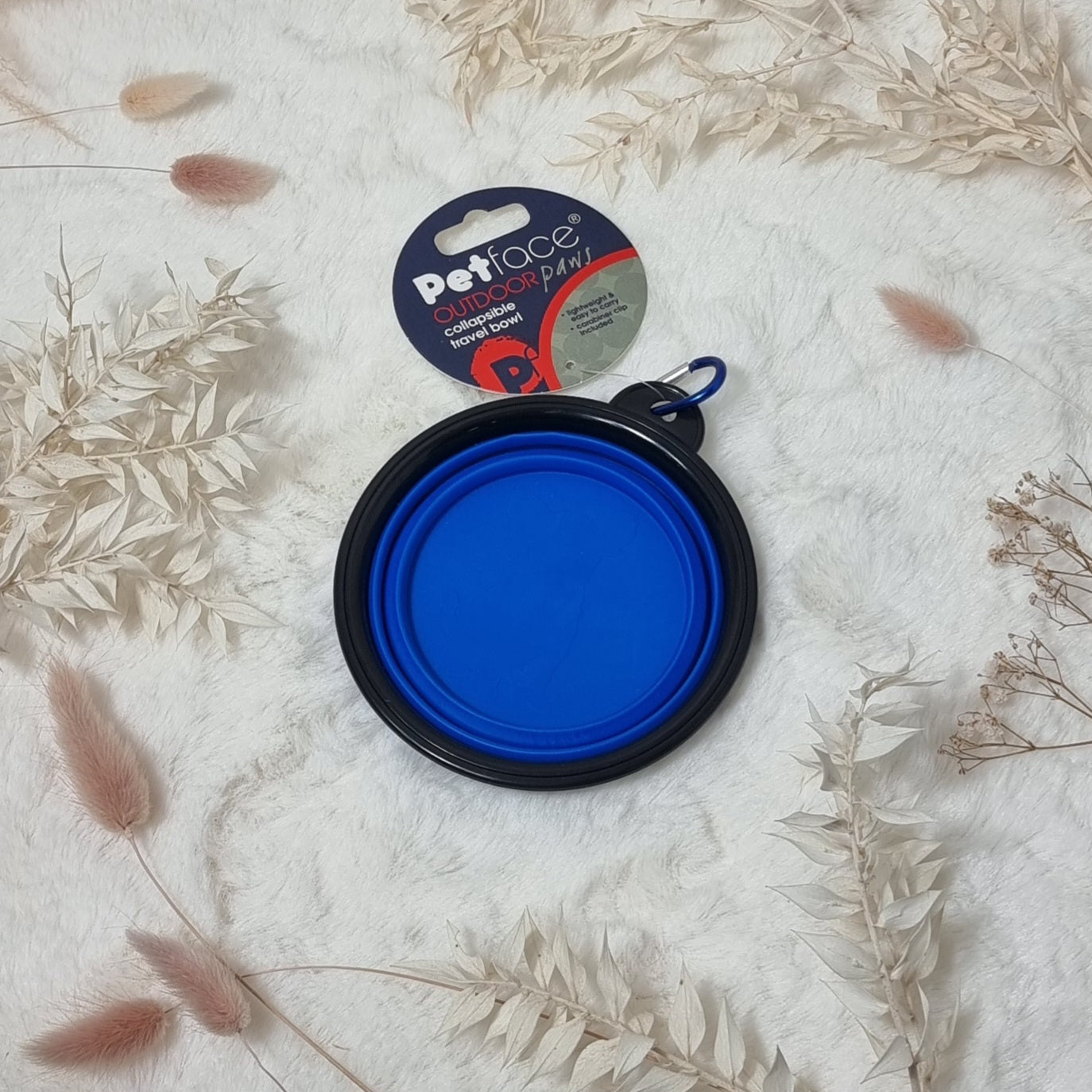 Collapsible Travel Dog Bowl - size small/medium