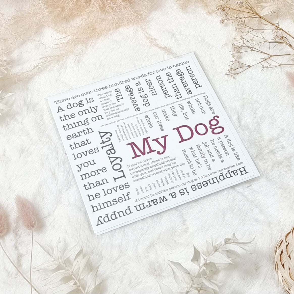 Greeting Cards - Dog themed various designs