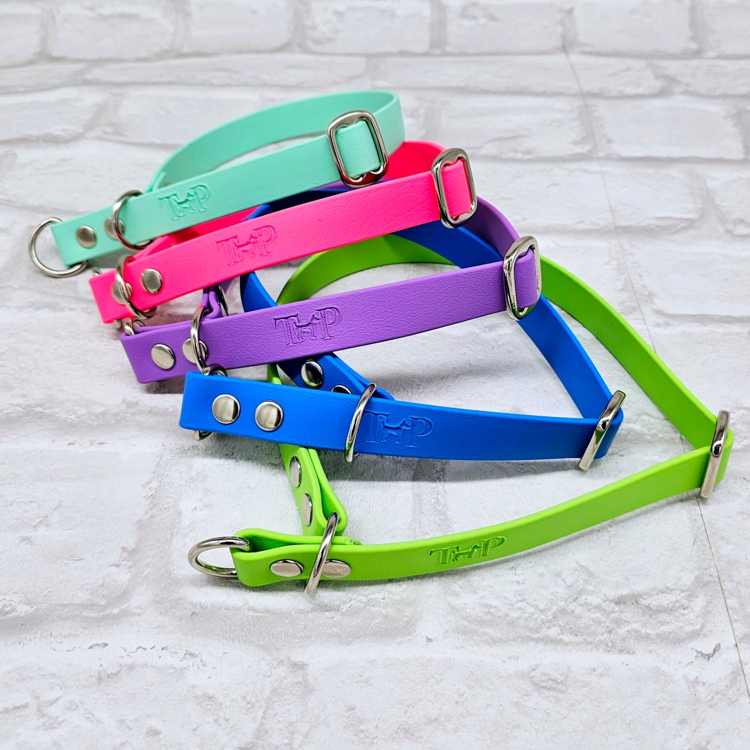 Waterproof BioThane® safe-stop Dog Slip Collars