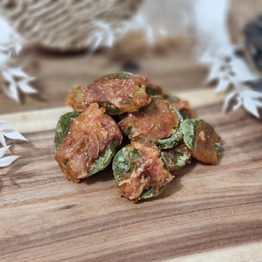 Kiwi wrapped in Chicken