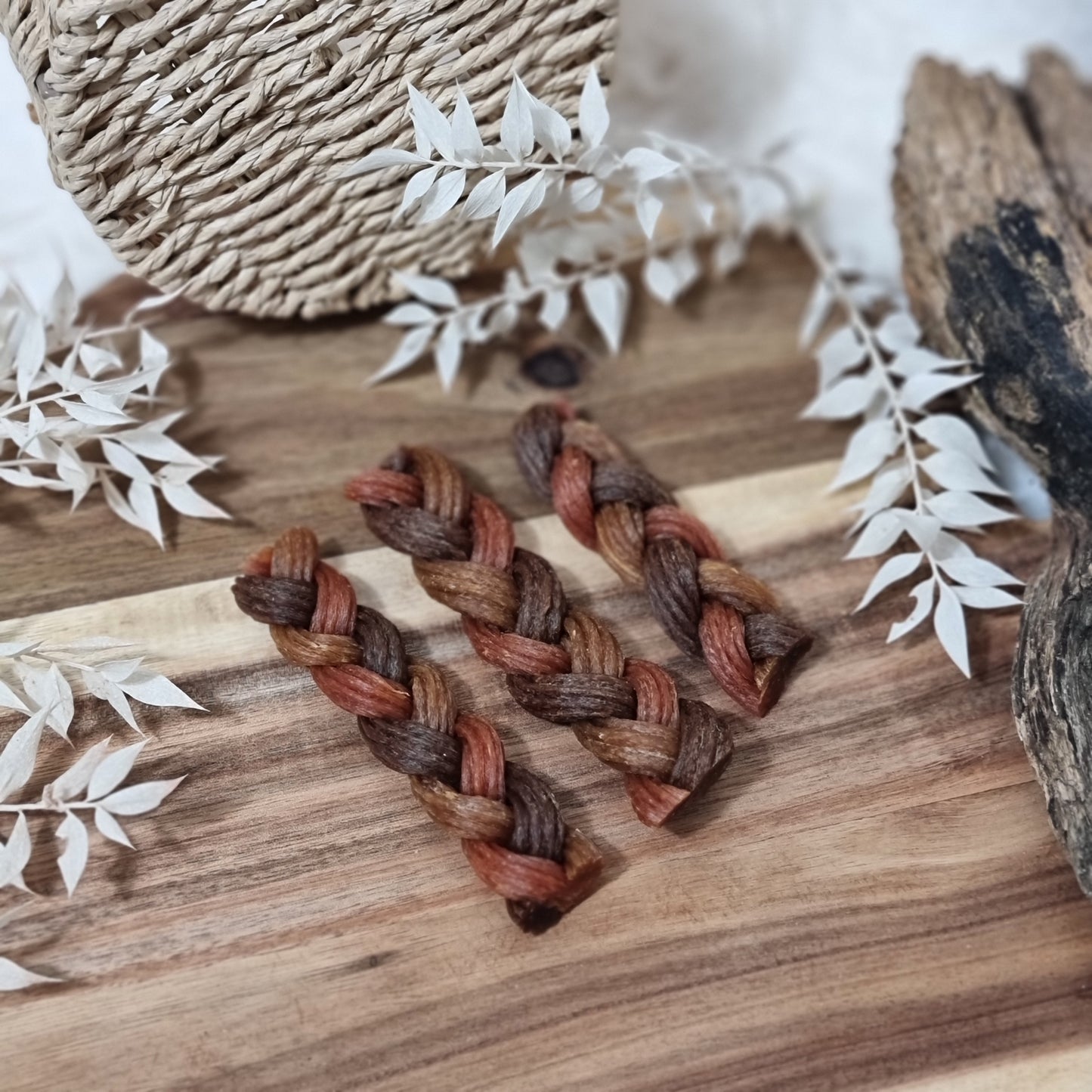 Chicken, Duck & Beef Trio Braid