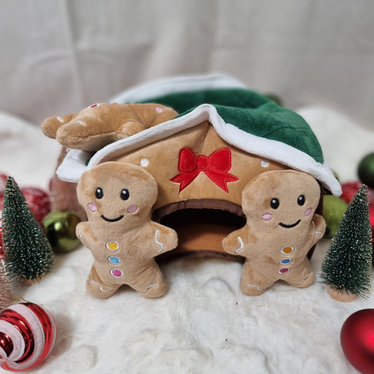 Gingerbread House Burrow & Hide Toy