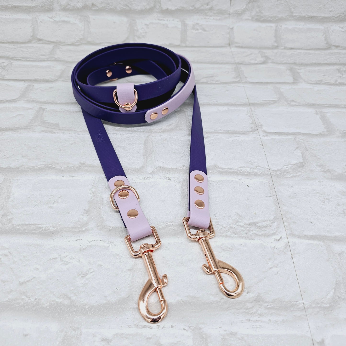 Purple & Lilac - Waterproof BioThane© handsfree Dog Training Lead