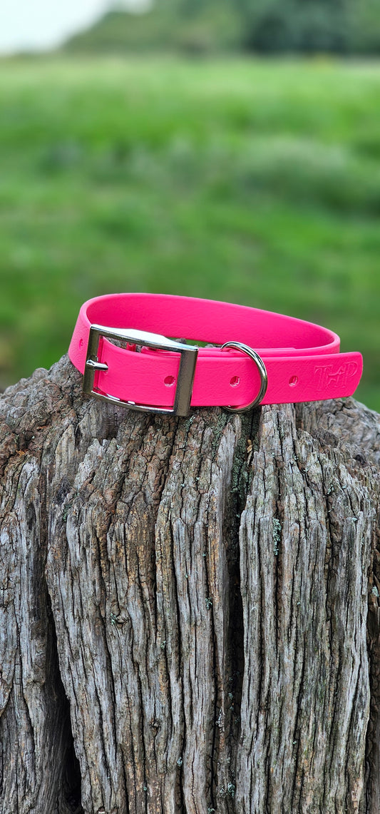 Passion Pink - Waterproof BioThane© Dog Collar