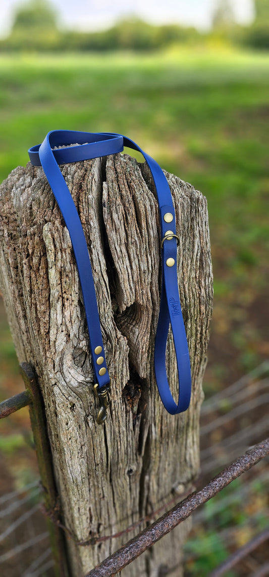 Navy - Waterproof BioThane© Dog Lead