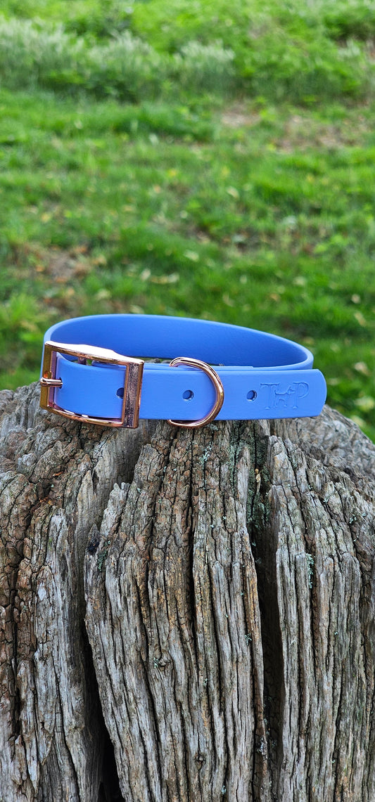 Periwinkle - Waterproof BioThane© Dog Collar