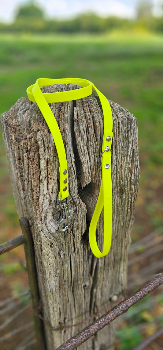 Neon Yellow - Waterproof BioThane© Dog Lead