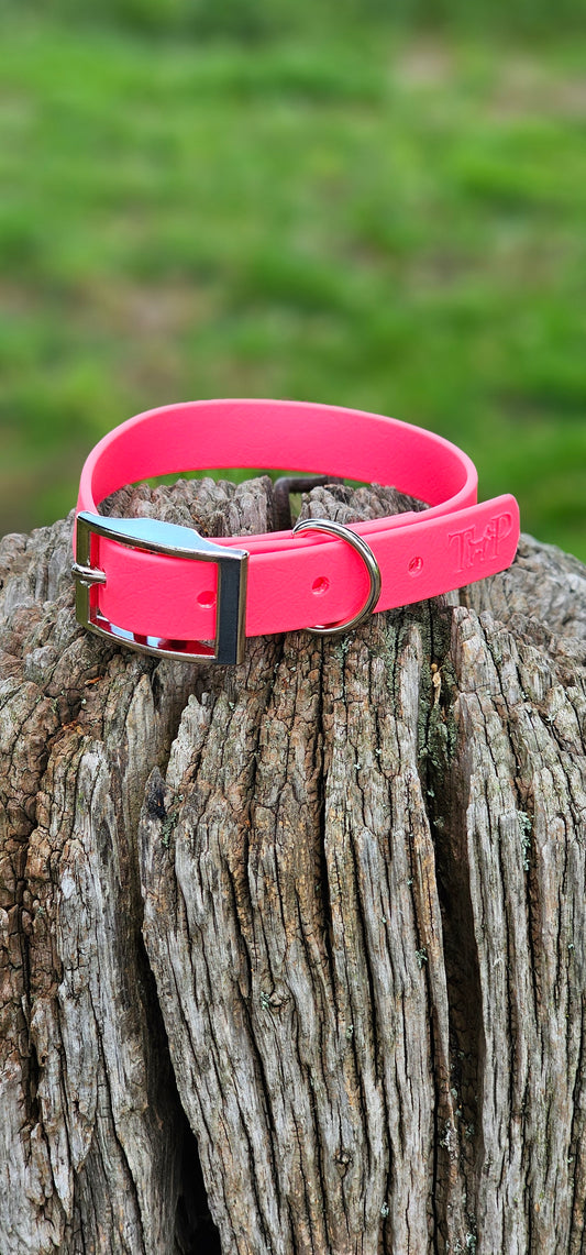 Neon Pink - Waterproof BioThane© Dog Collar