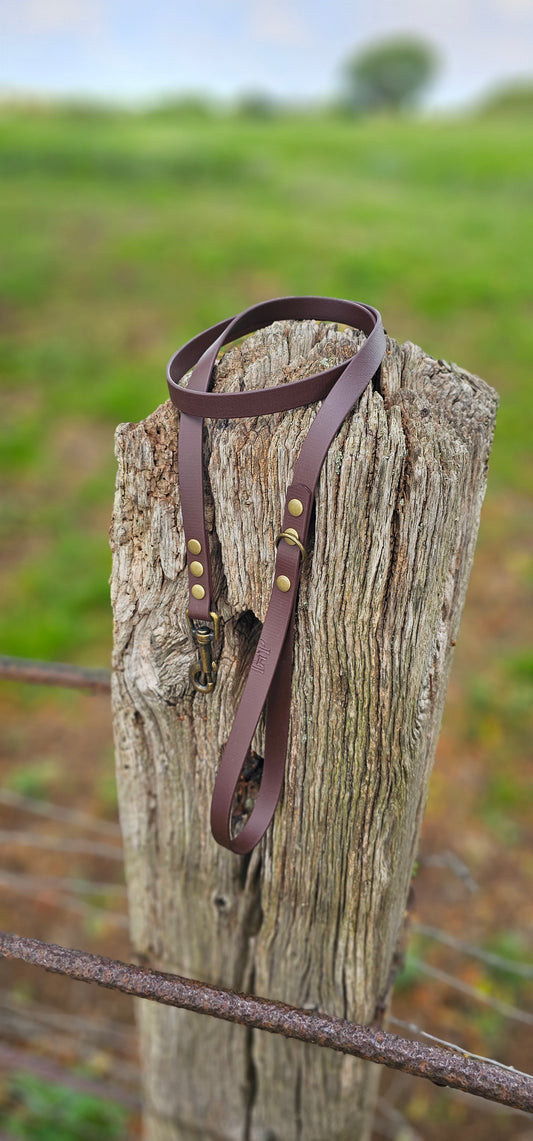 Dark Brown - Waterproof BioThane© Dog Lead