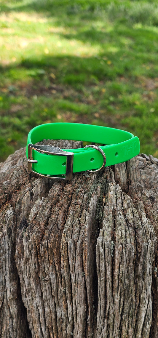 Neon Green - Waterproof BioThane© Dog Collar