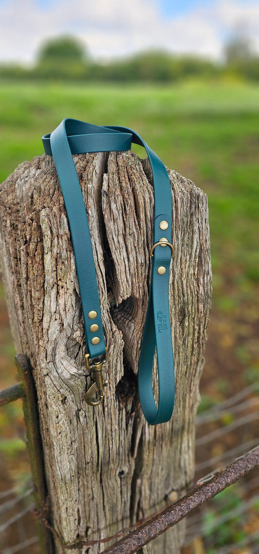 Dark Green - Waterproof BioThane© Dog Lead