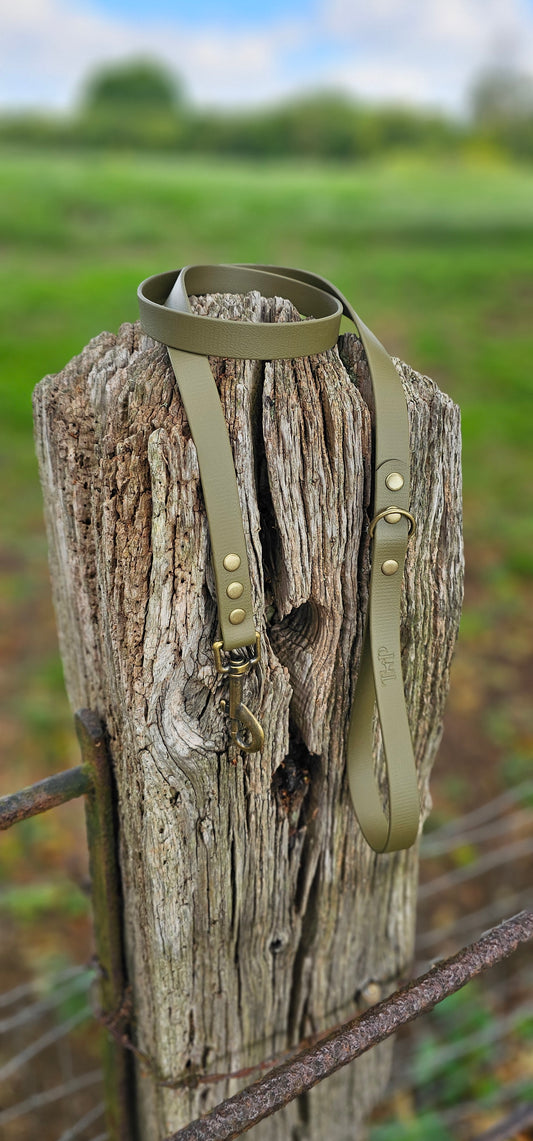Olive - Waterproof BioThane© Dog Lead