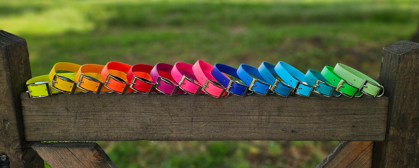 Waterproof BioThane© Dog Collar - Design Your Own