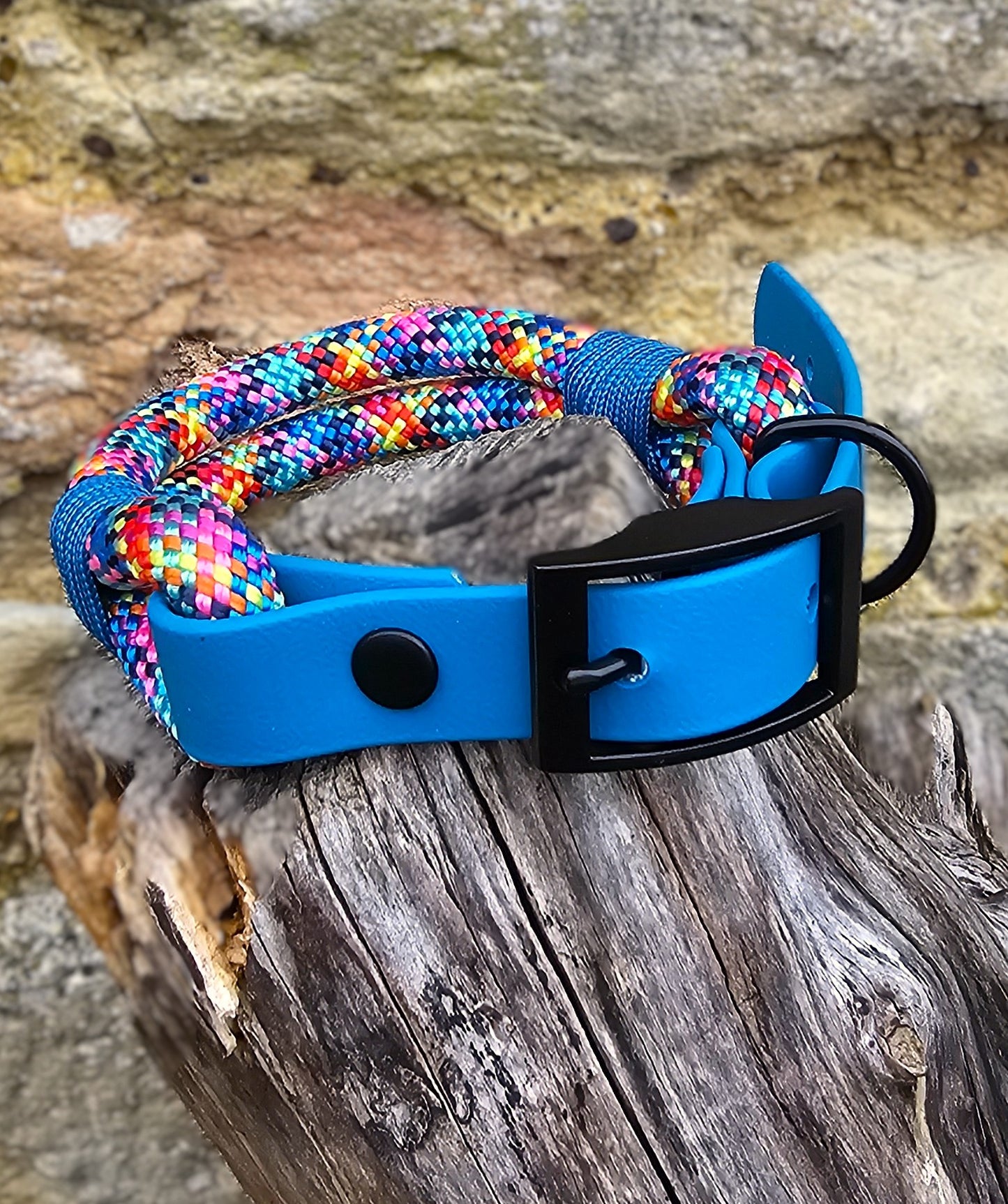 Confetti - Classic Rope Dog Collar