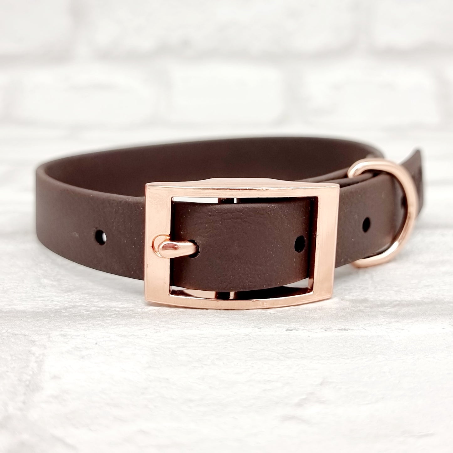 Dark Brown - Waterproof BioThane© Dog Collar