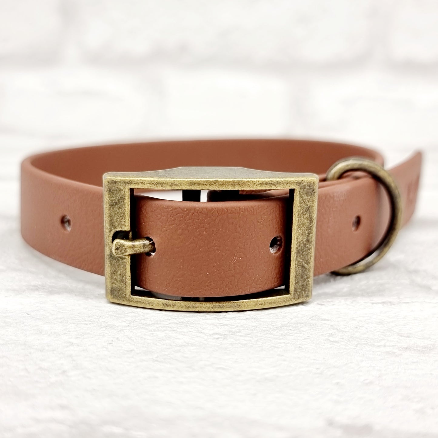 Brown - Waterproof BioThane© Dog Collar
