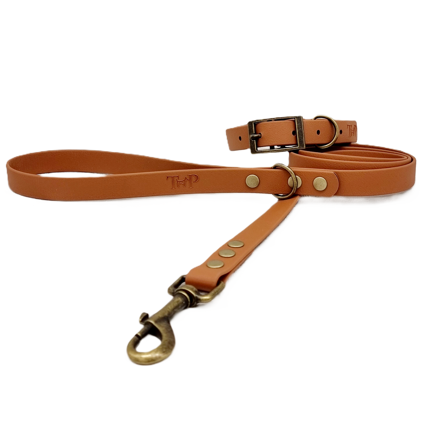 Tan - Waterproof BioThane© Dog Collar