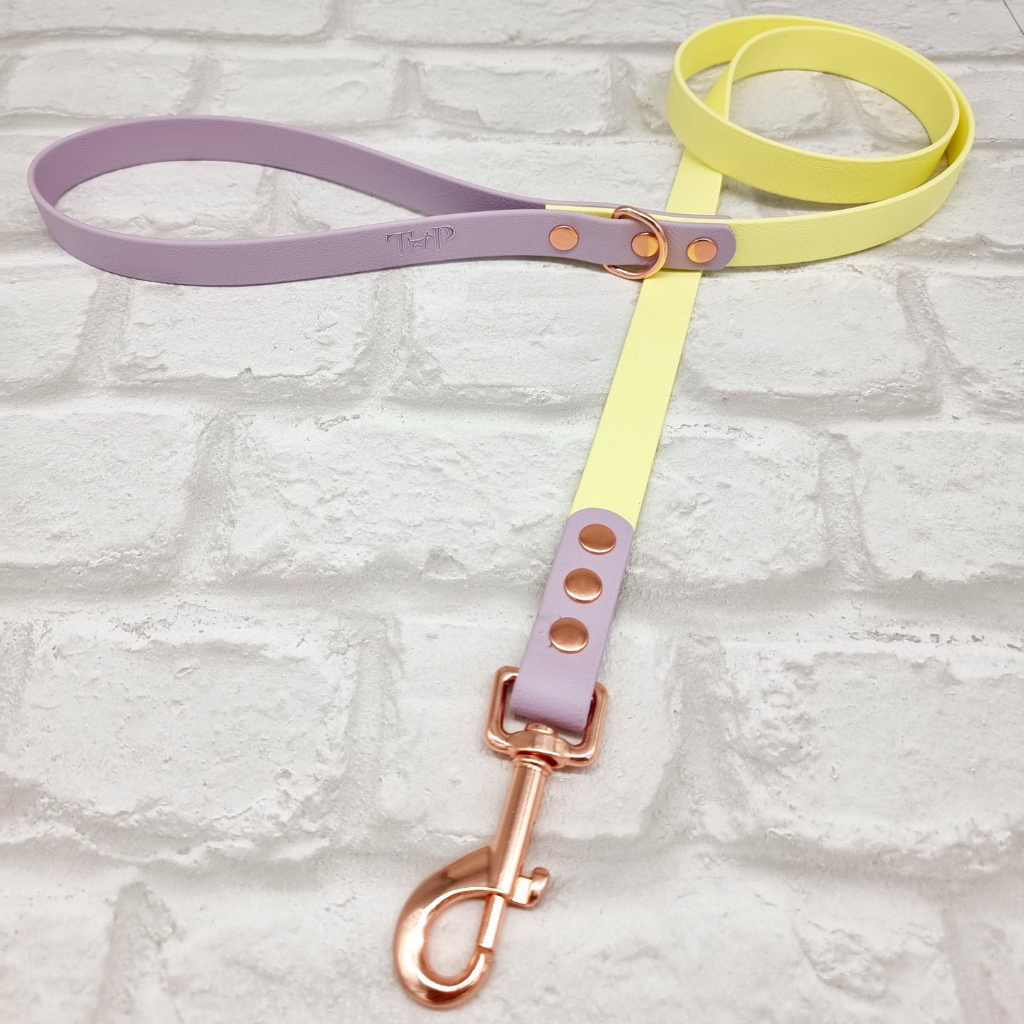 Lemon & Lilac - Waterproof BioThane© Dog Lead