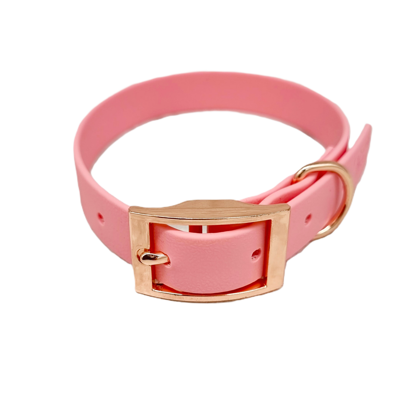 Baby Pink - Waterproof BioThane© Dog Collar