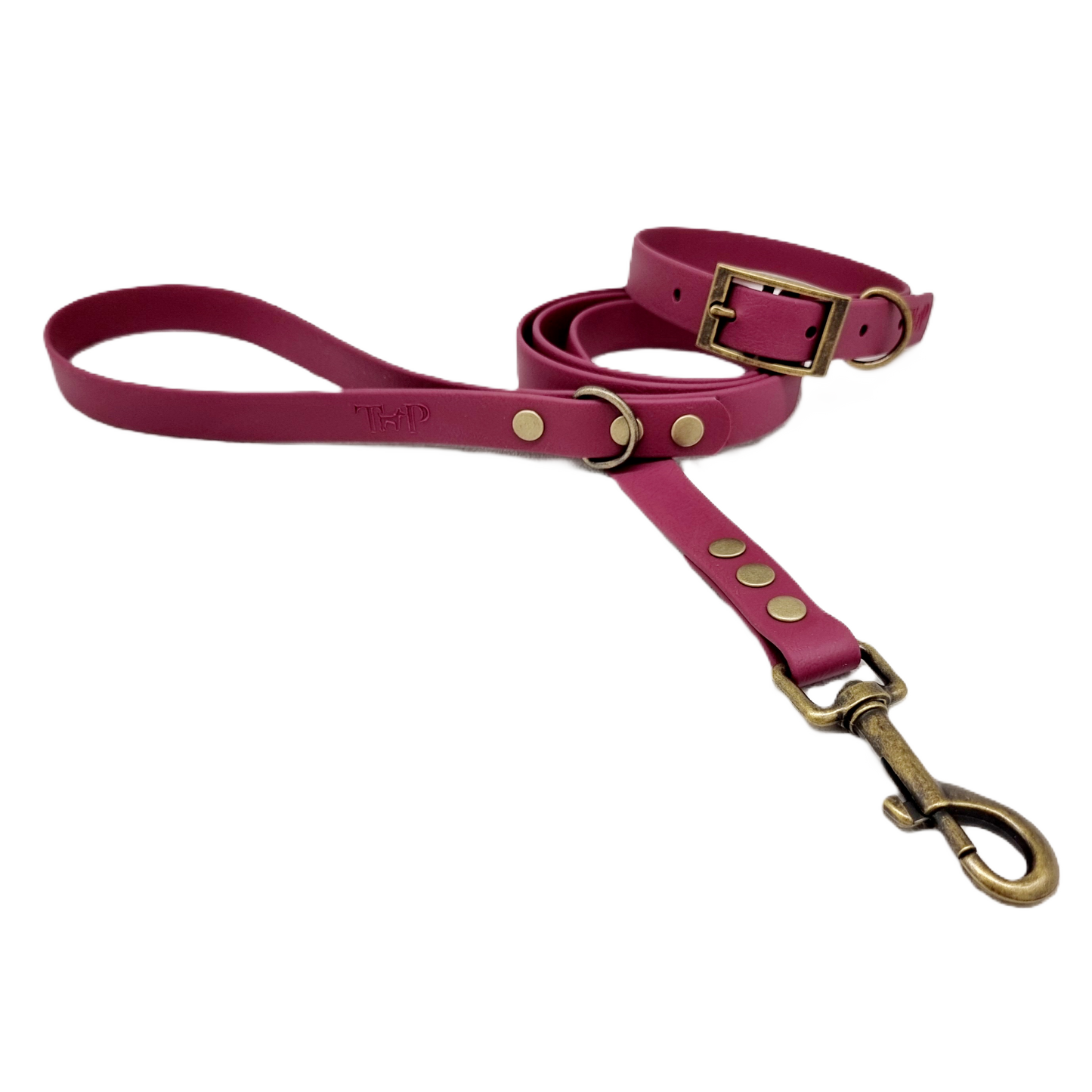 Burgundy - Waterproof BioThane© Dog Lead