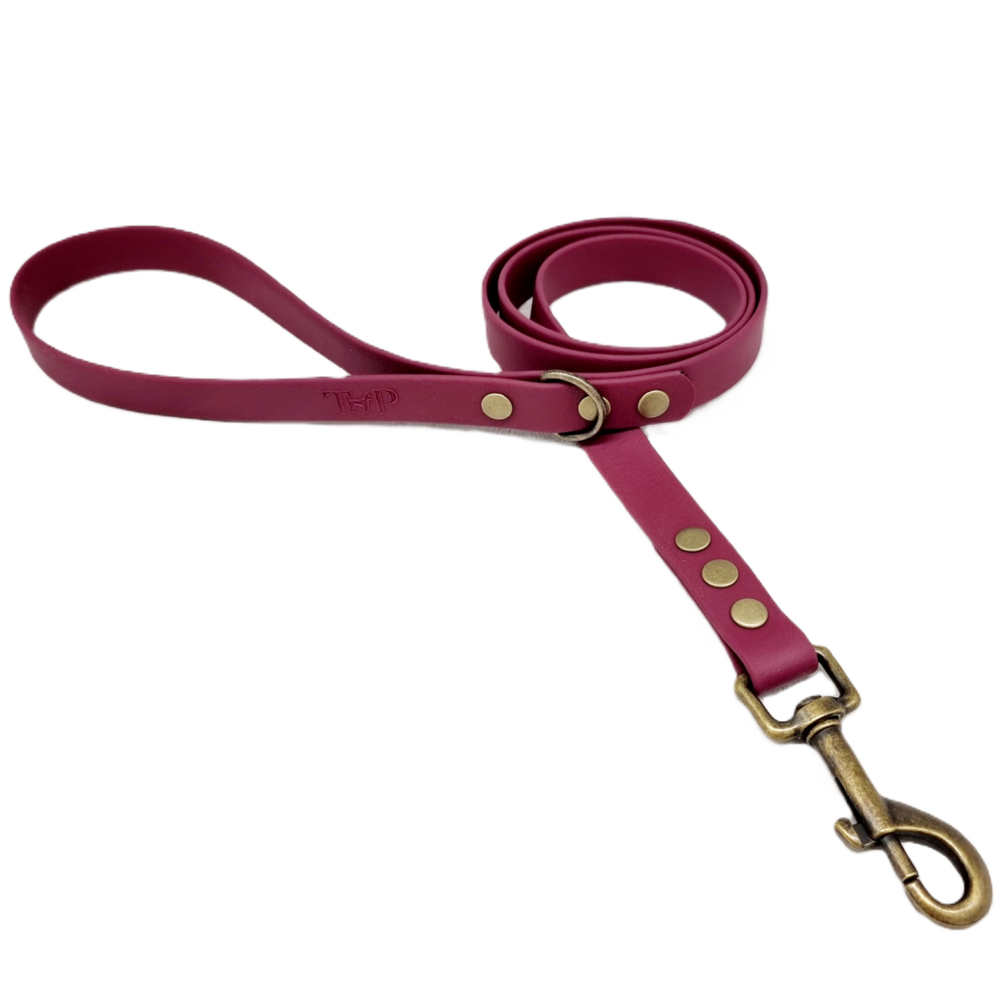 Burgundy - Waterproof BioThane© Dog Lead