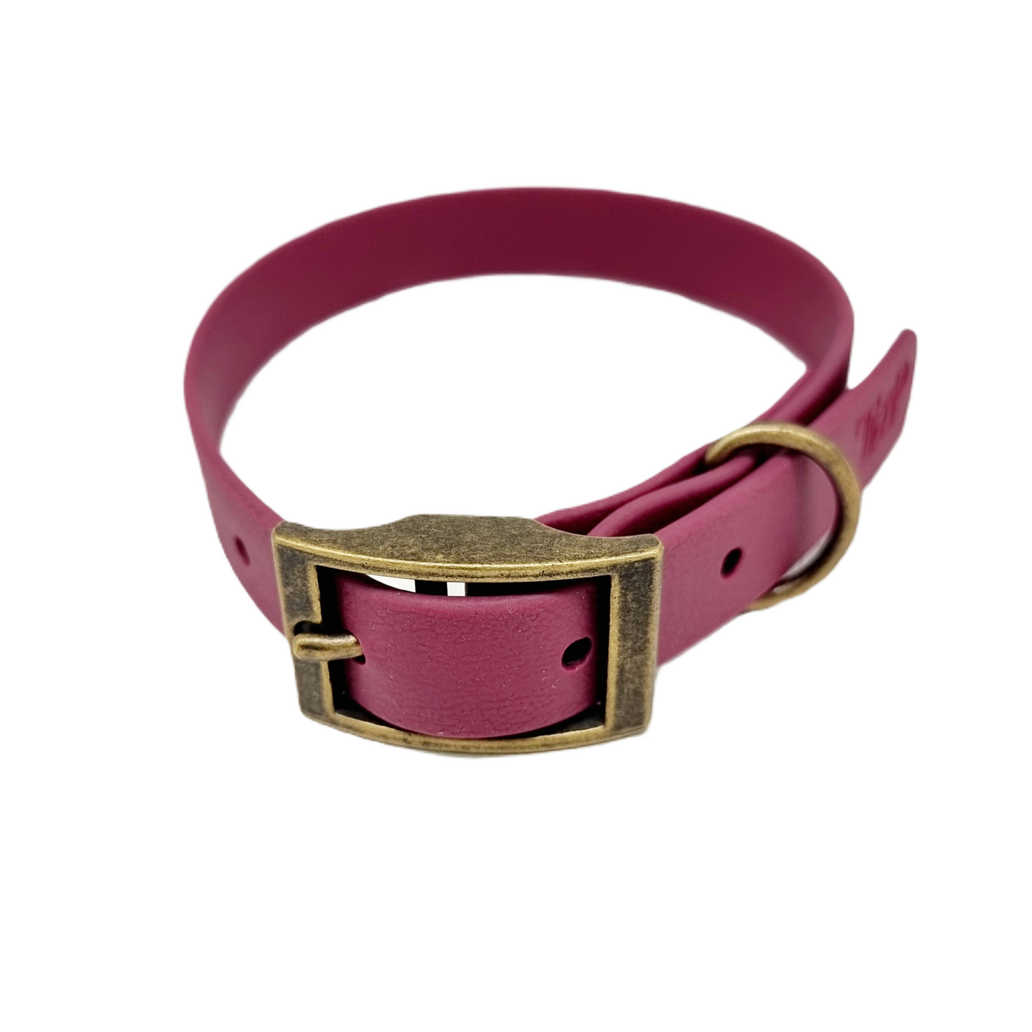 Burgundy - Waterproof BioThane© Dog Collar