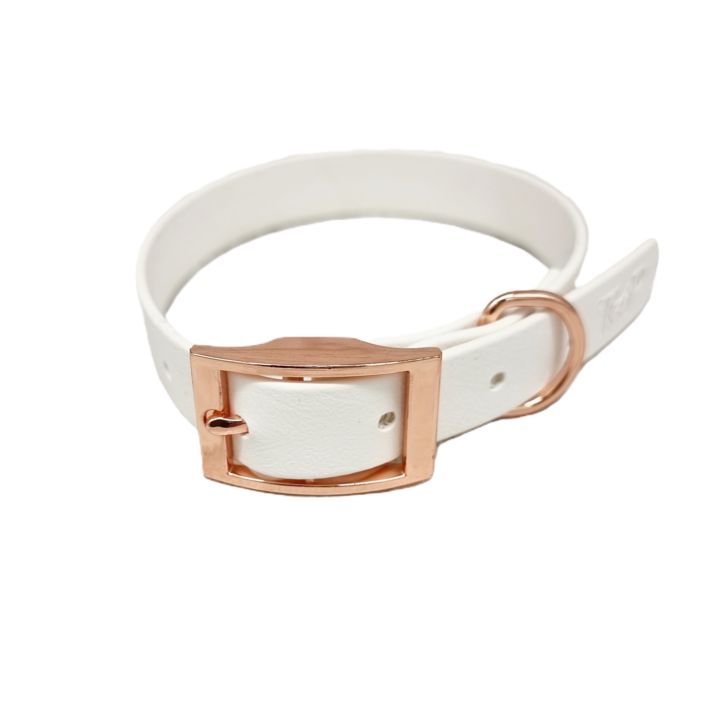 White - Waterproof BioThane© Dog Collar