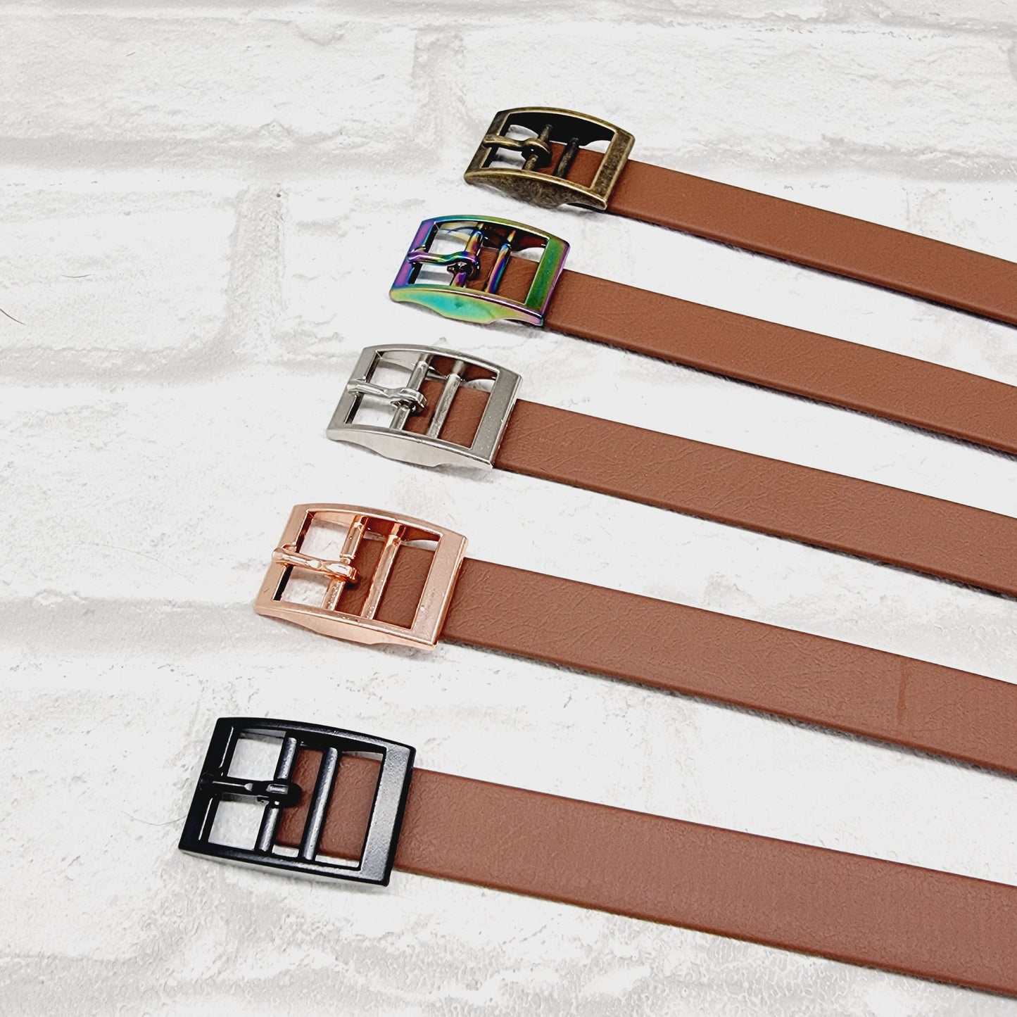 Brown - Waterproof BioThane© Dog Collar