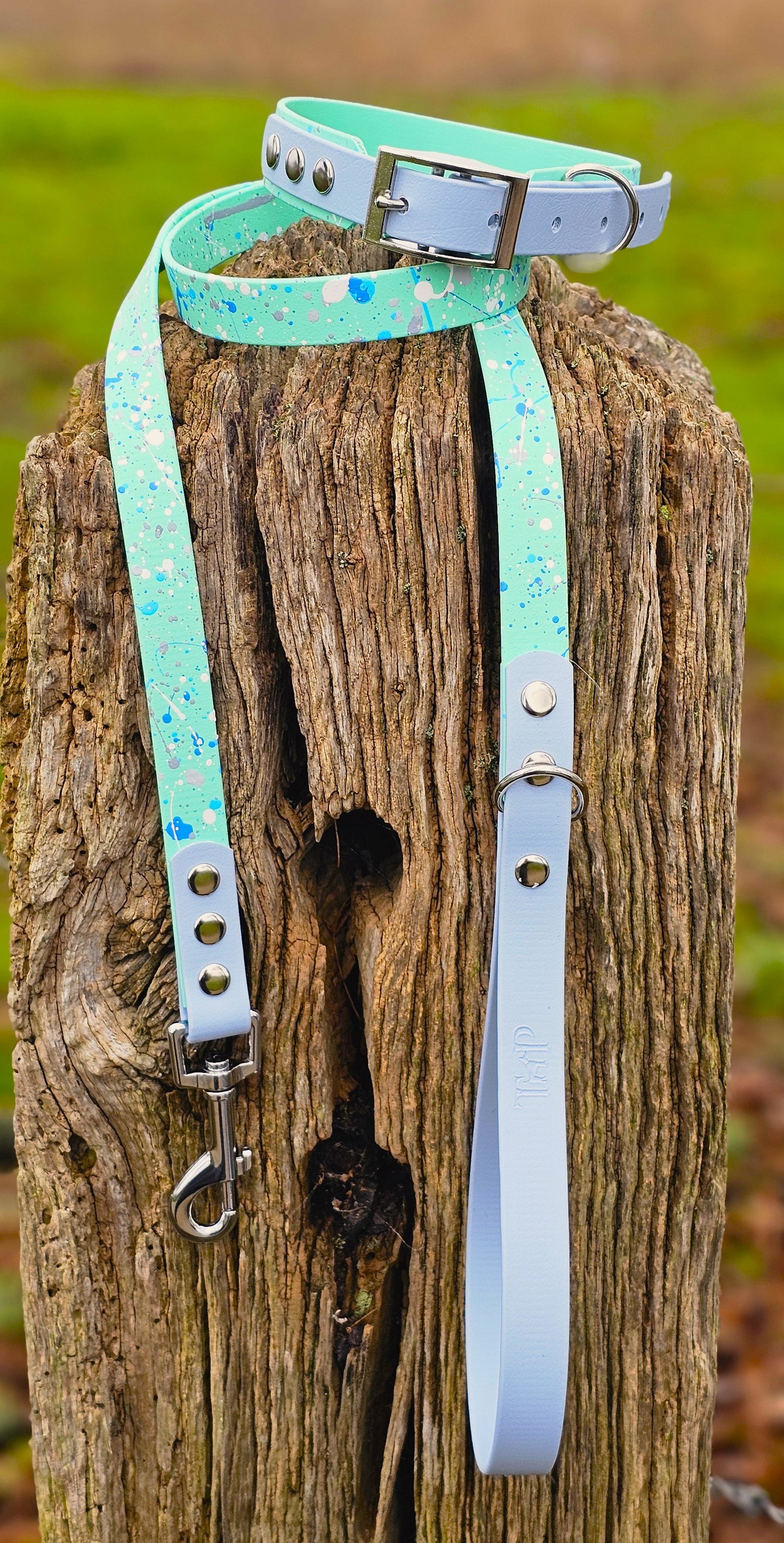 Seabreeze - Waterproof BioThane© Splatter Dog Lead - Pastel Collection