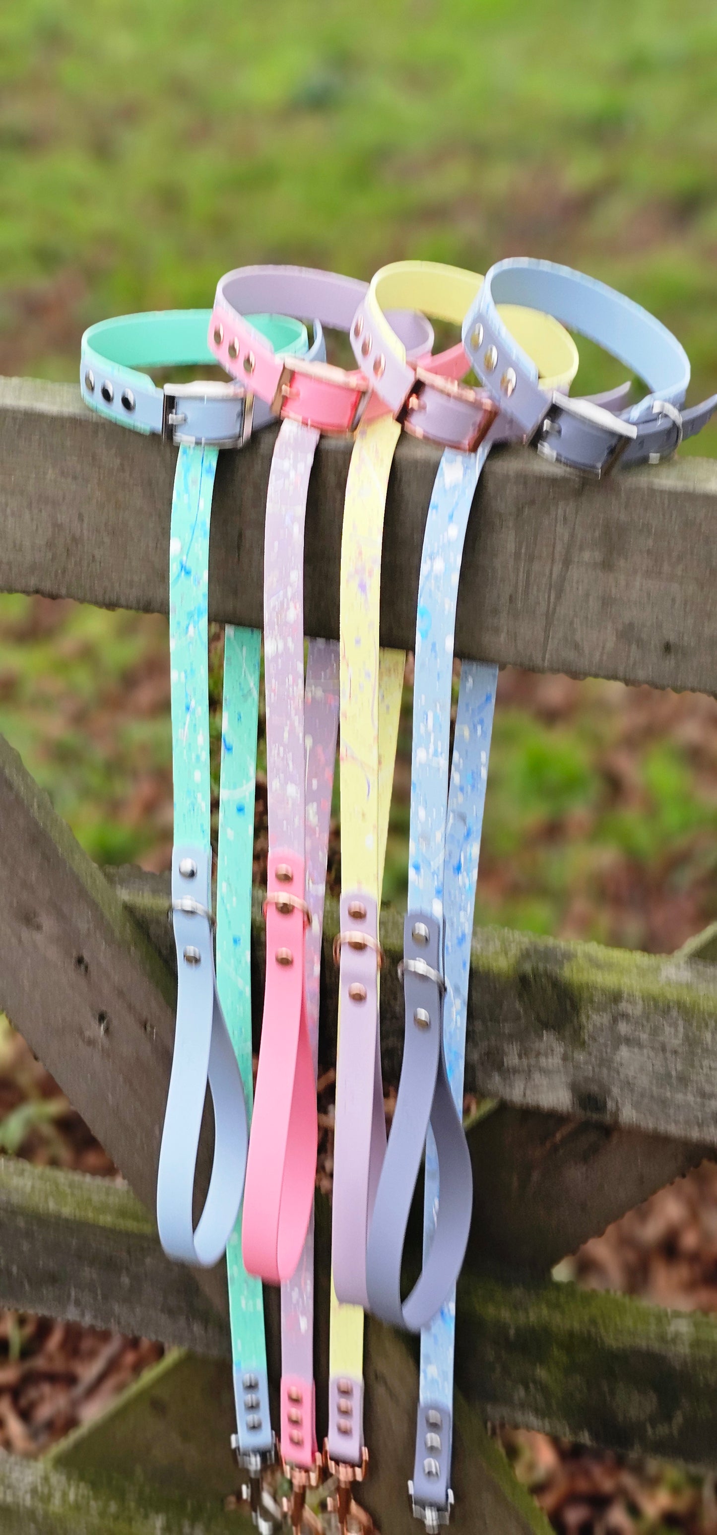 Seabreeze - Waterproof BioThane© Splatter Dog Lead - Pastel Collection
