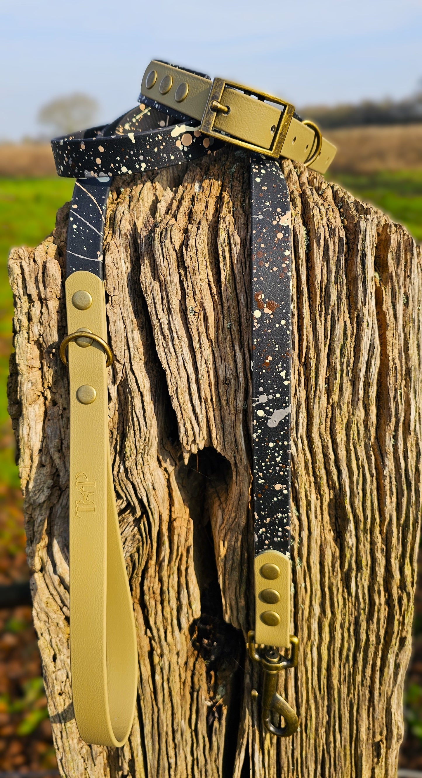 Ironstone - Waterproof BioThane© Splatter Dog Lead - Terra Collection