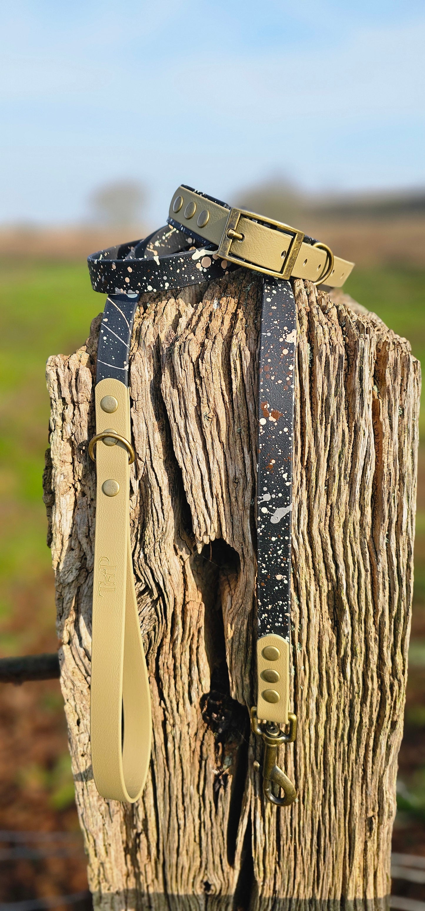 Ironstone - Waterproof BioThane© Splatter Dog Lead - Terra Collection