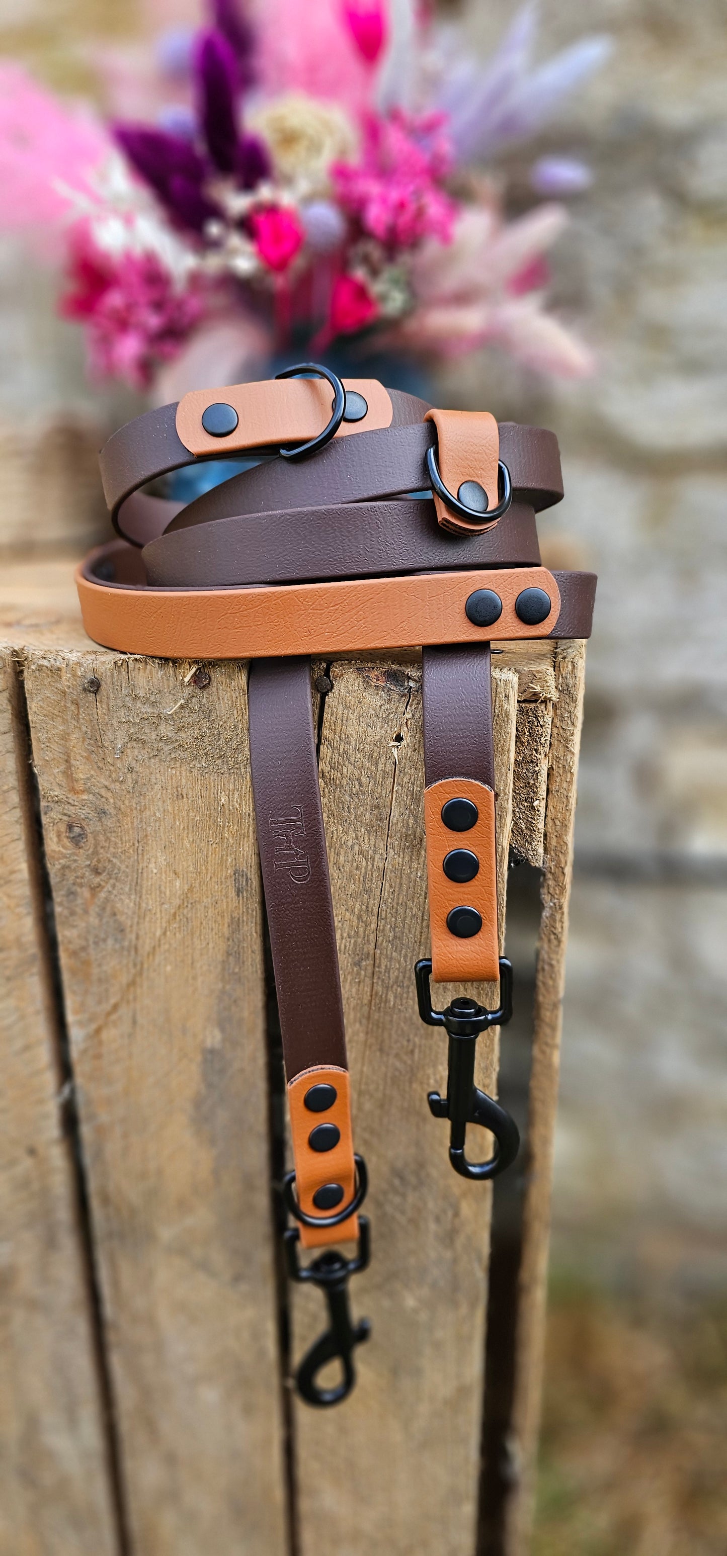 Waterproof BioThane© handsfree Dog Training Lead - Design Your Own