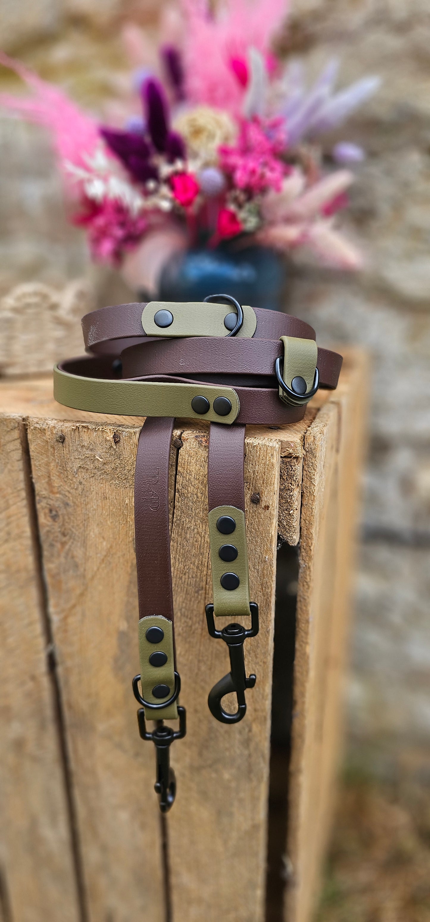 Waterproof BioThane© handsfree Dog Training Lead - Design Your Own