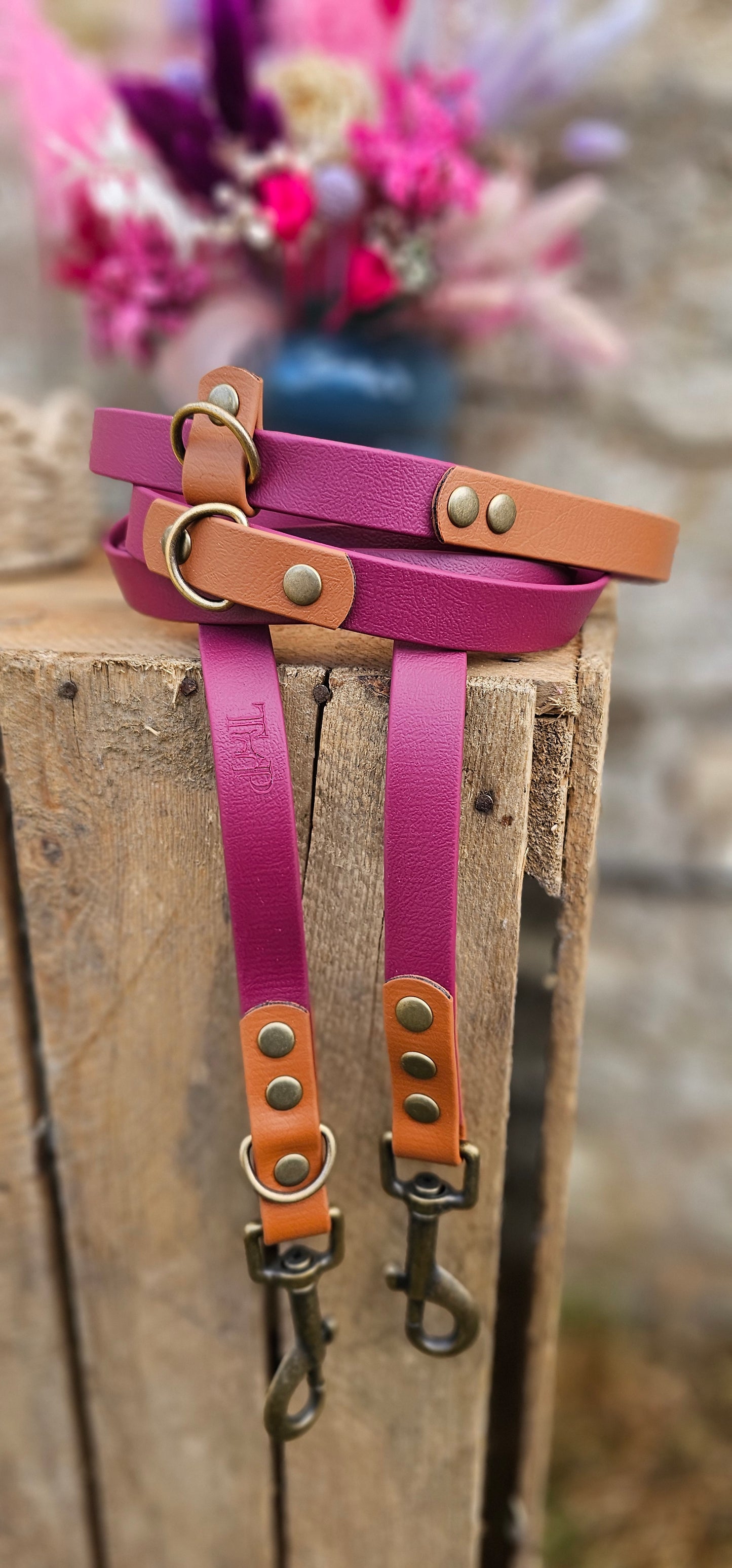 Waterproof BioThane© handsfree Dog Training Lead - Design Your Own