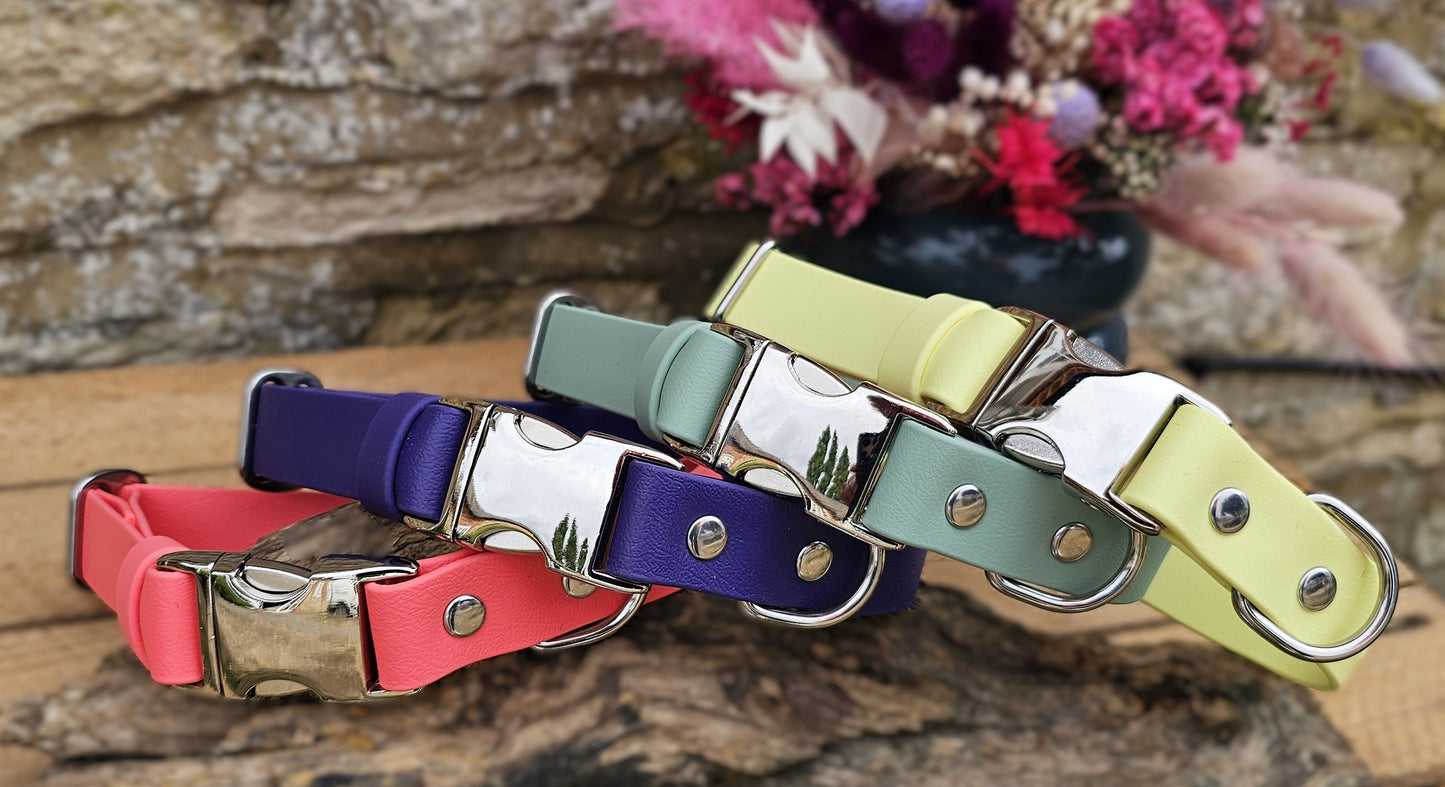 Everlast Waterproof BioThane© Quick-Release Buckle Dog Collar - Design Your Own