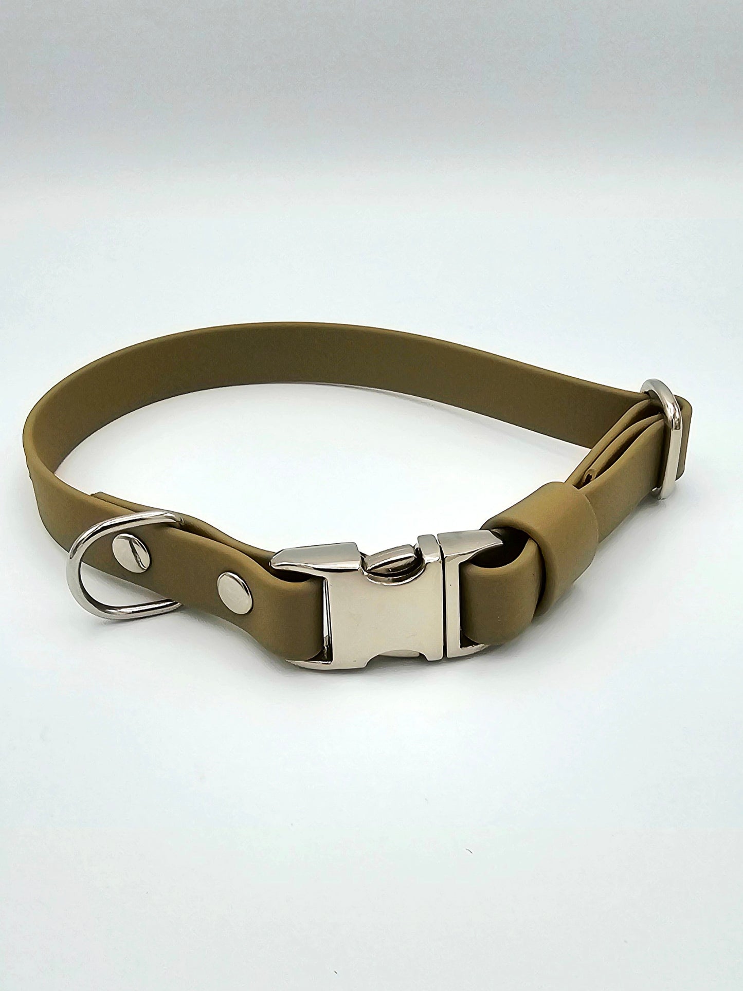 Clay - Everlast Waterproof BioThane© Quick-Release Buckle Dog Collar