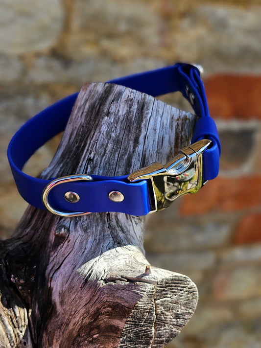 Royal Blue - Everlast Waterproof BioThane© Quick-Release Buckle Dog Collar