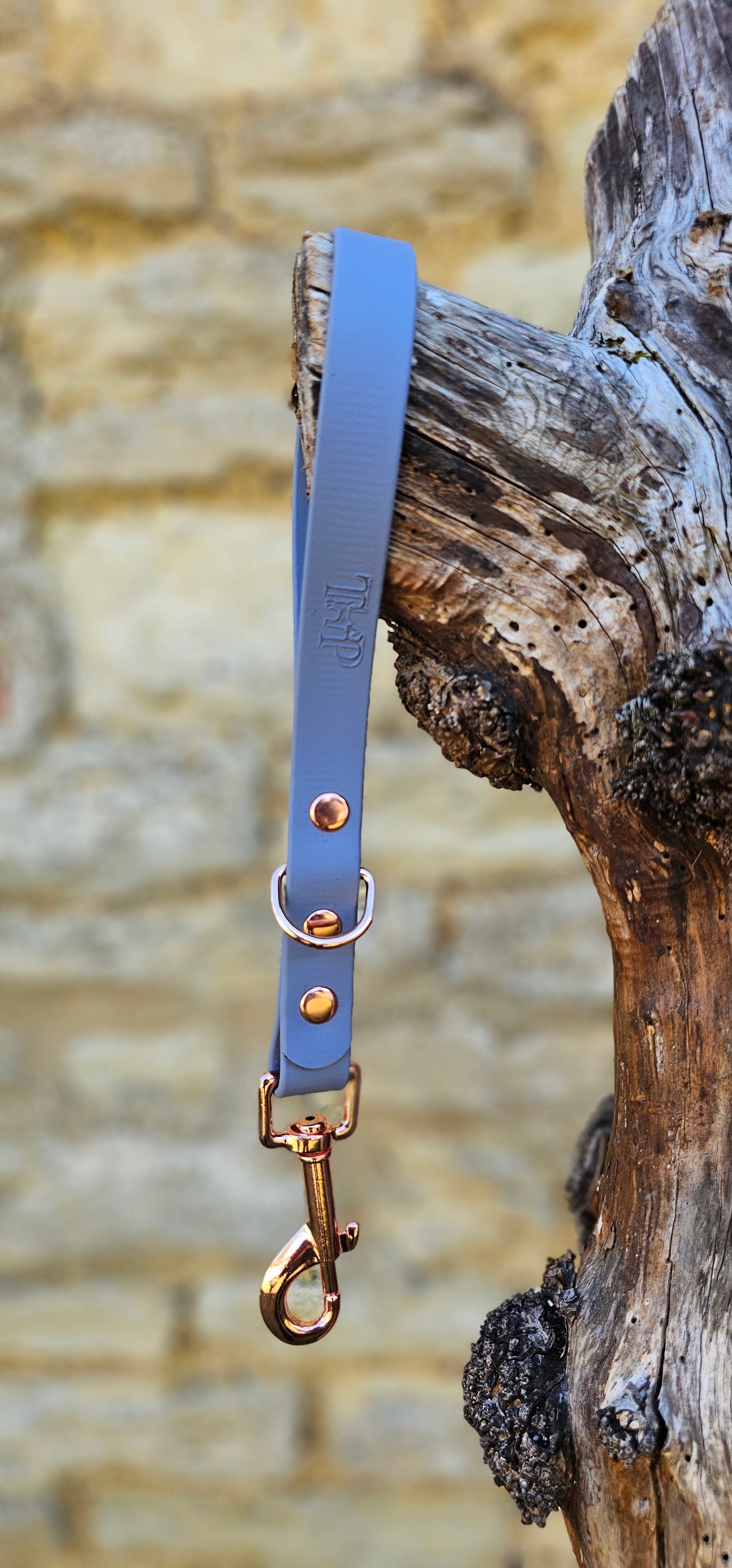 Grey - Waterproof BioThane® Dog Traffic Leash / Dog Traffic Handle