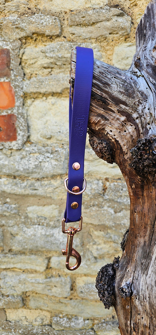 Purple - Waterproof BioThane® Dog Traffic Leash / Dog Traffic Handle