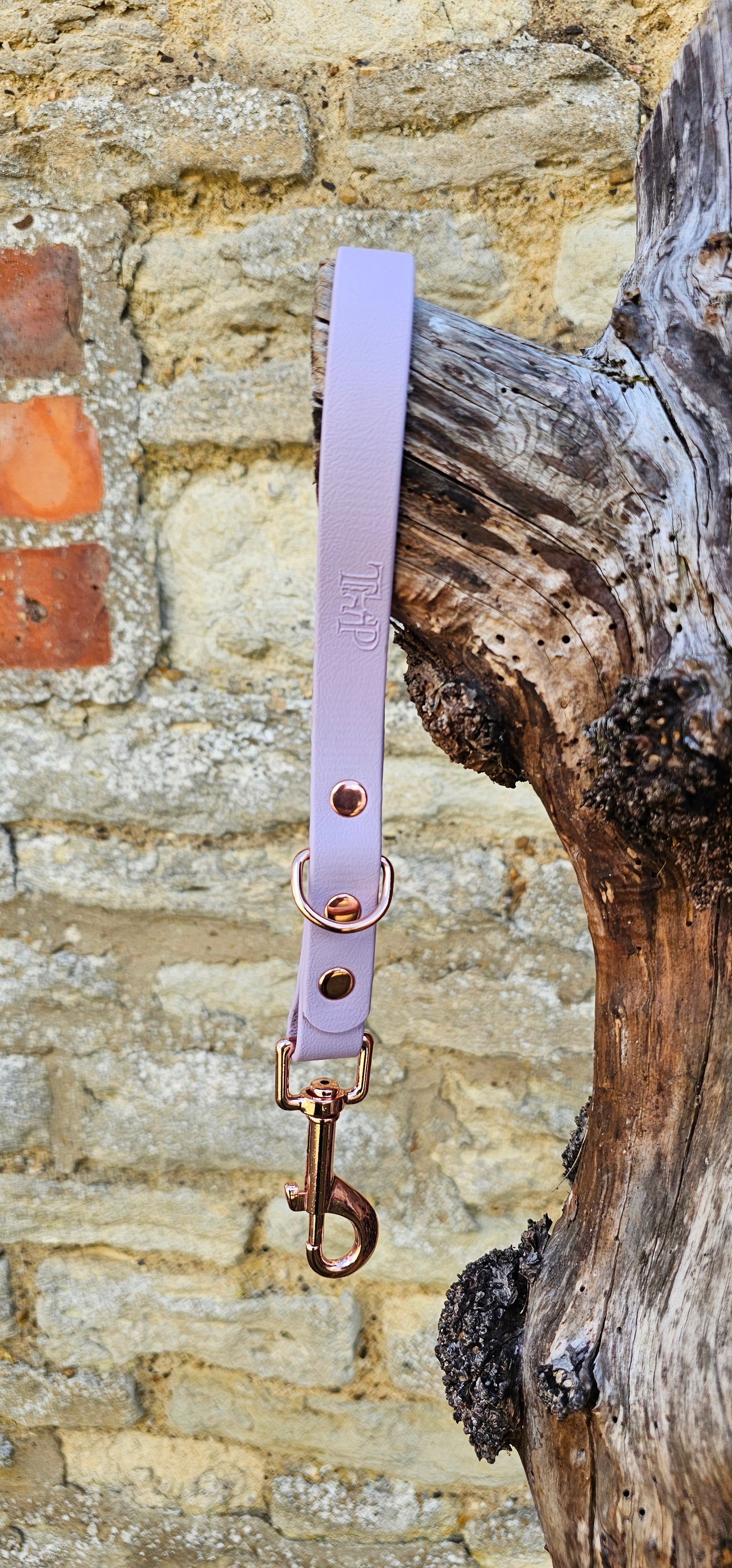 Lilac - Waterproof BioThane® Dog Traffic Leash / Dog Traffic Handle