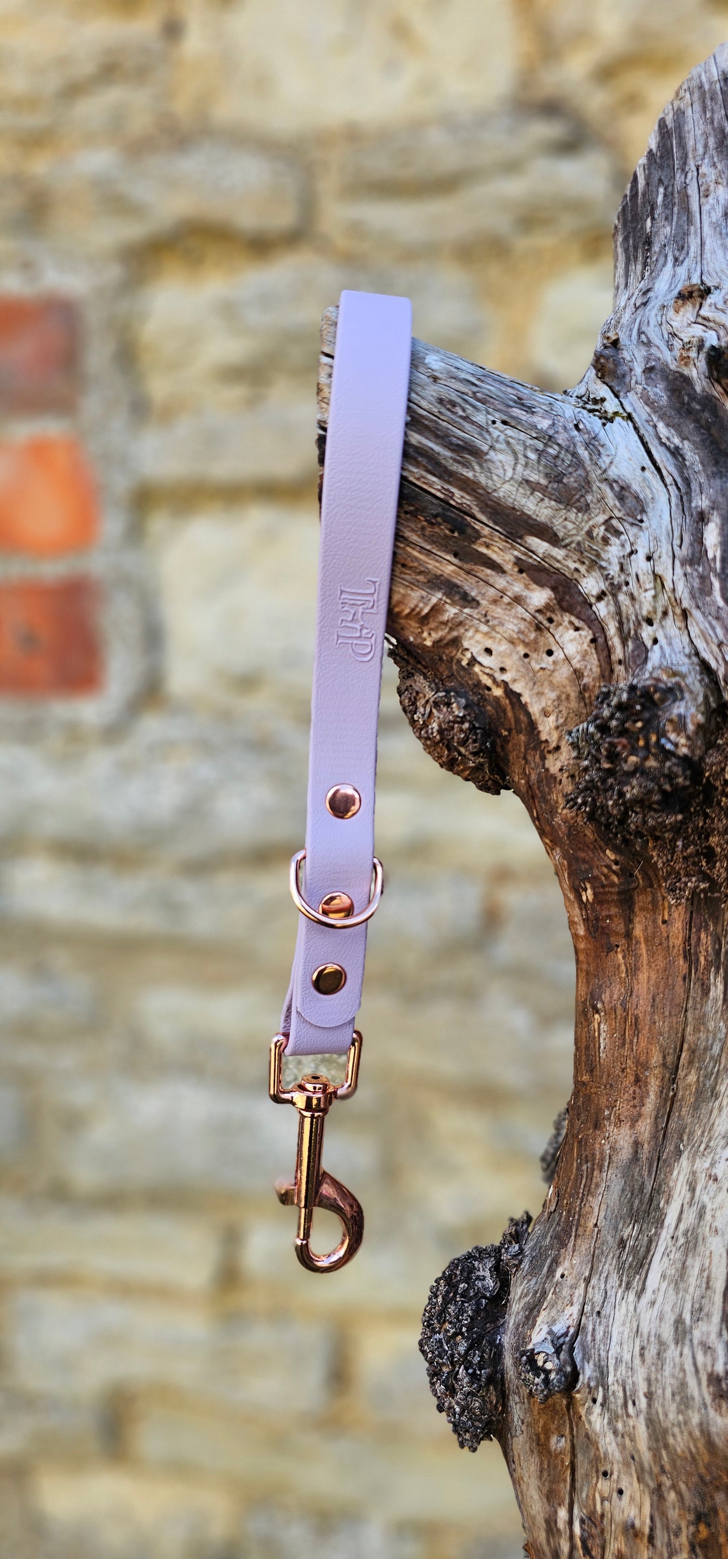 Lilac - Waterproof BioThane® Dog Traffic Leash / Dog Traffic Handle